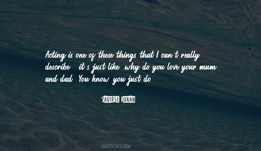 Mum And Dad Quotes #170665