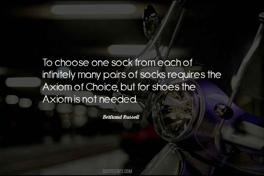 Shoes And Socks Quotes #941435