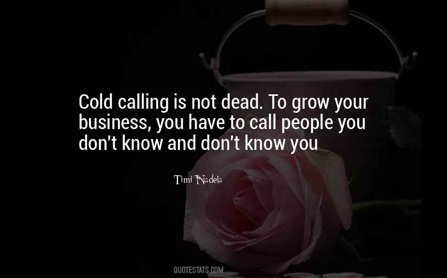 Cold Dead Quotes #318577