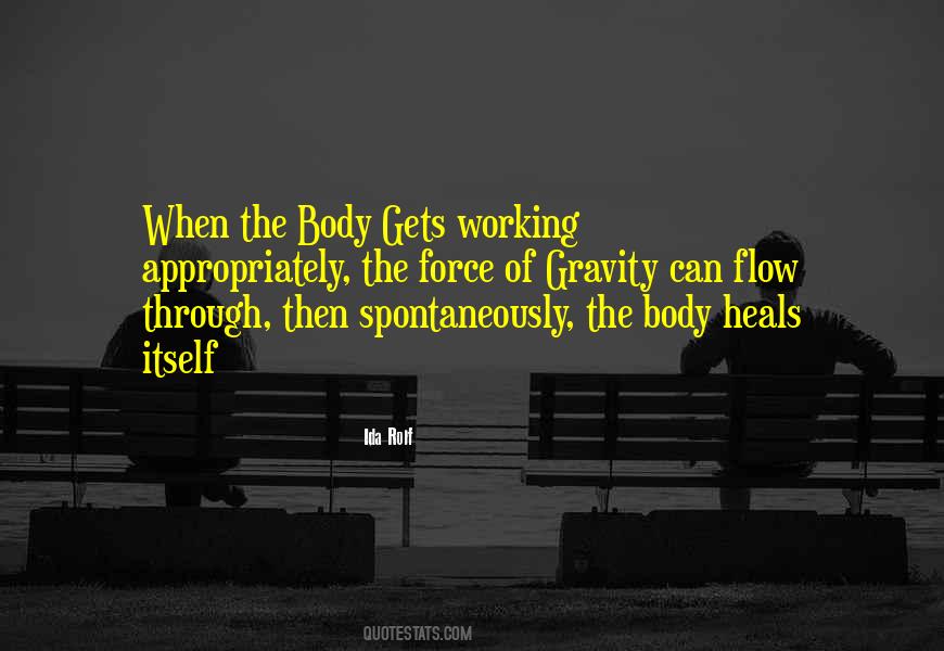 Body Heals Itself Quotes #1045378