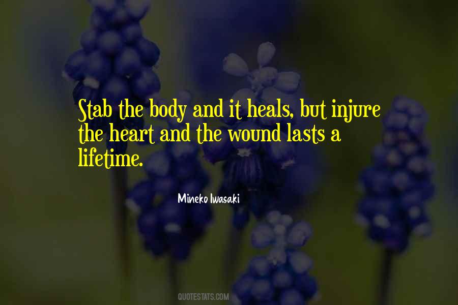 Body Heals Itself Quotes #1849312