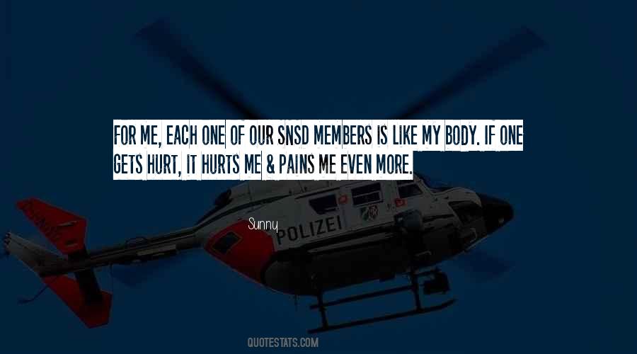 Body Hurts Quotes #1326387