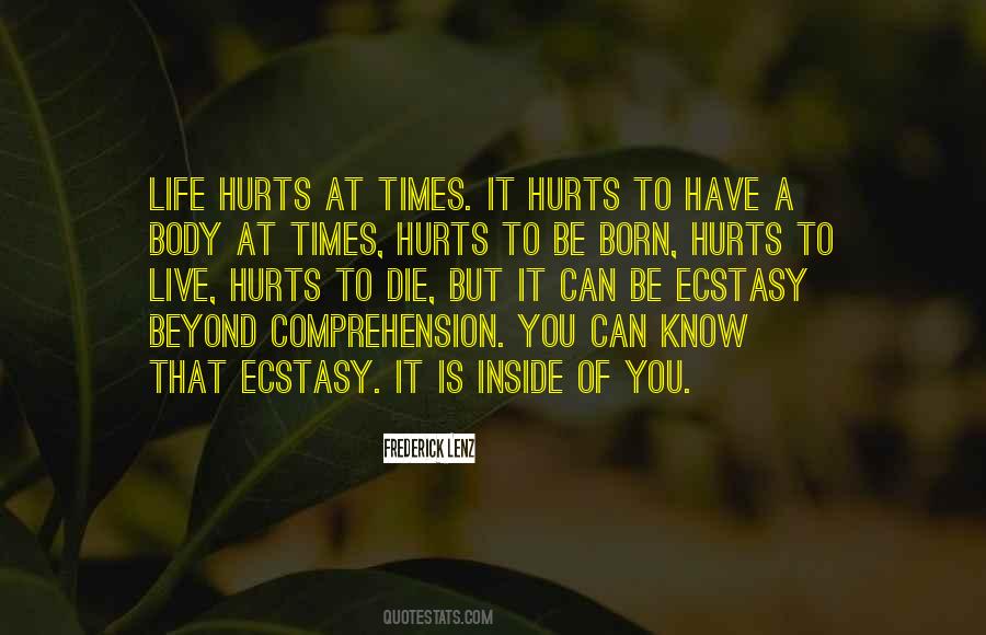 Body Hurts Quotes #1653076