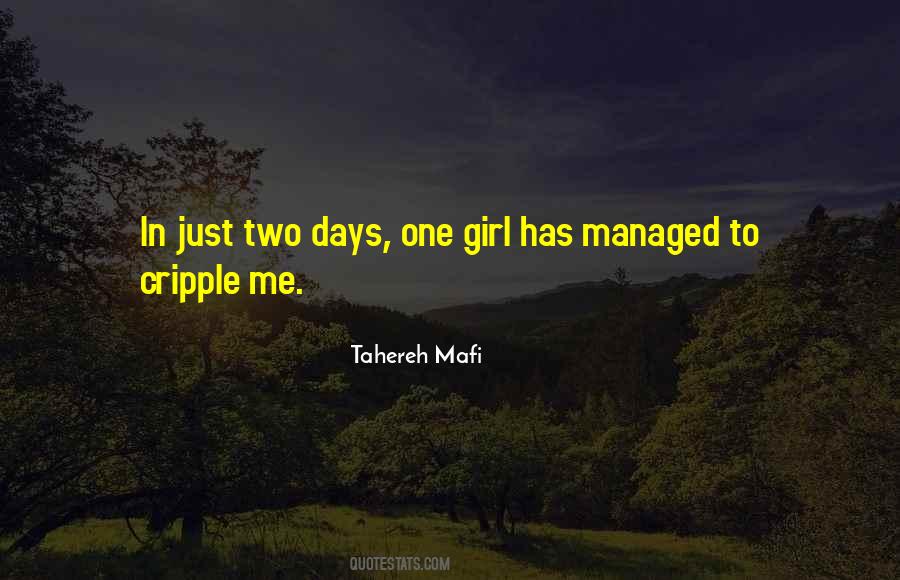One Girl Quotes #112523