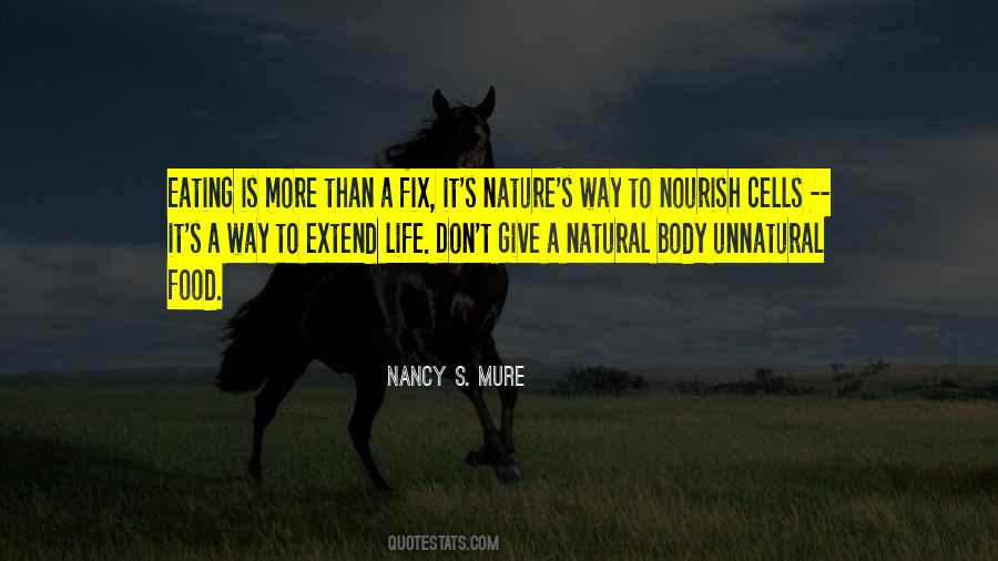 Body Nature Quotes #104313