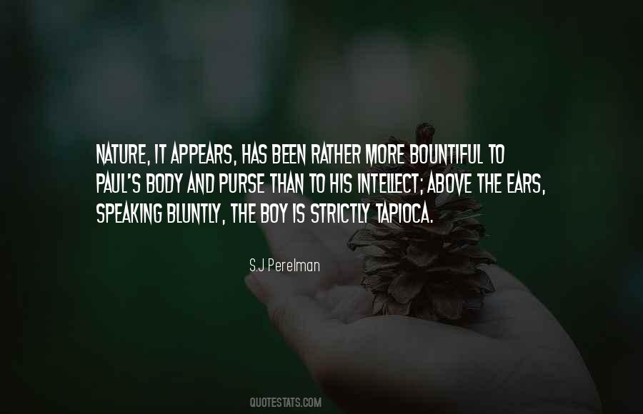 Body Nature Quotes #312452