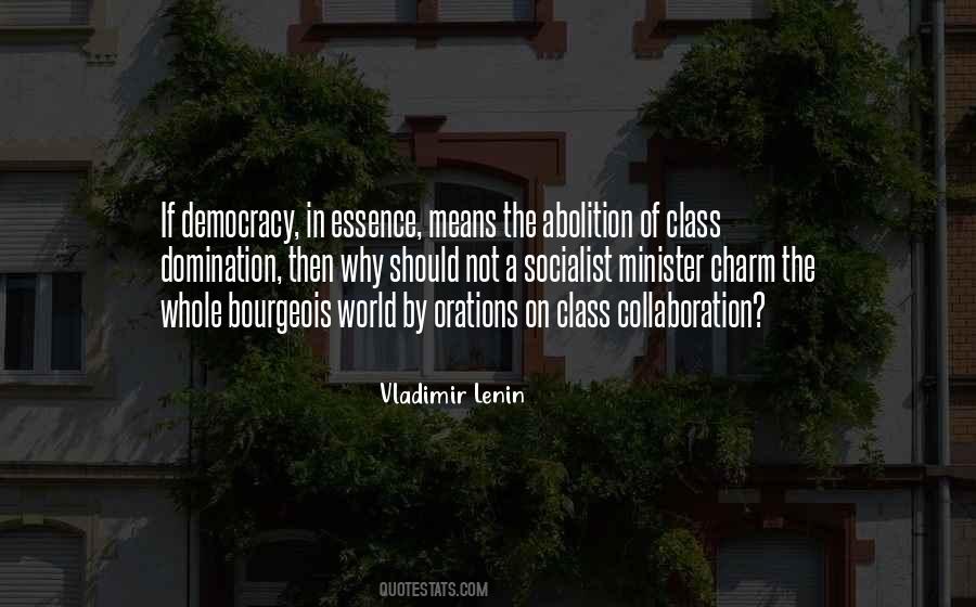 Socialist Democracy Quotes #1850356