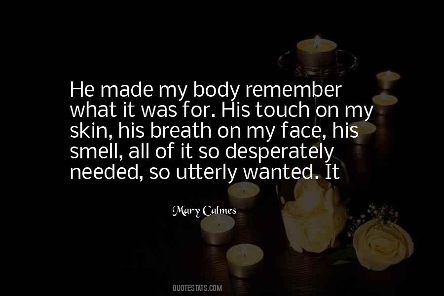 Body Smell Quotes #728982