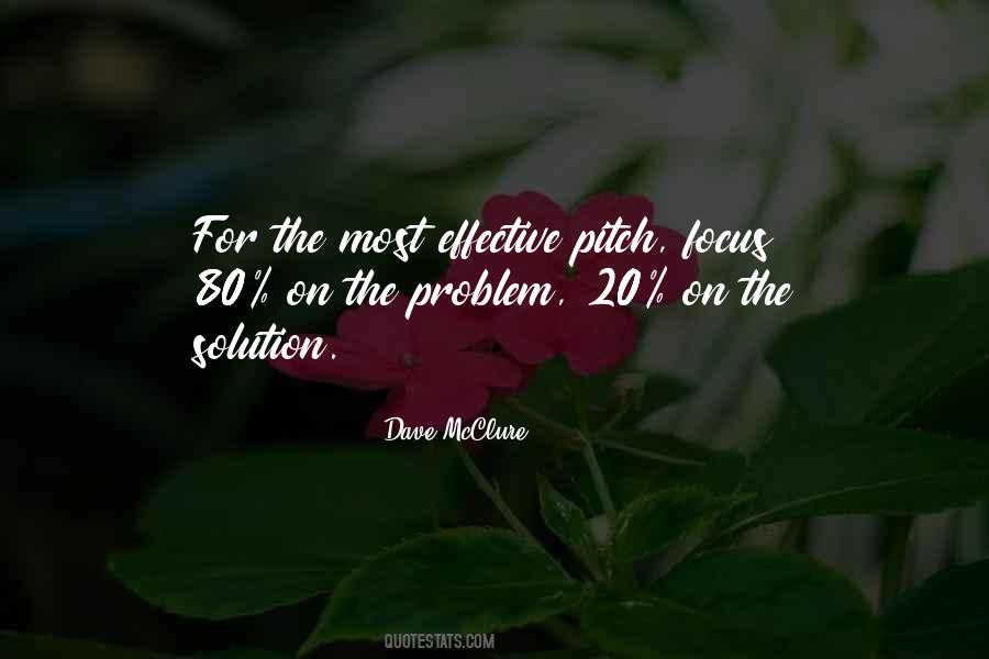 Focus On Solutions Quotes #1735098