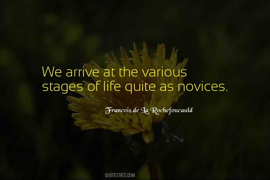 Quotes About The Stages Of Life #1155479