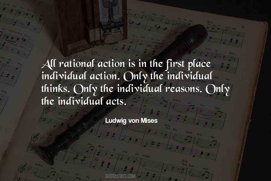 Rational Action Quotes #999765