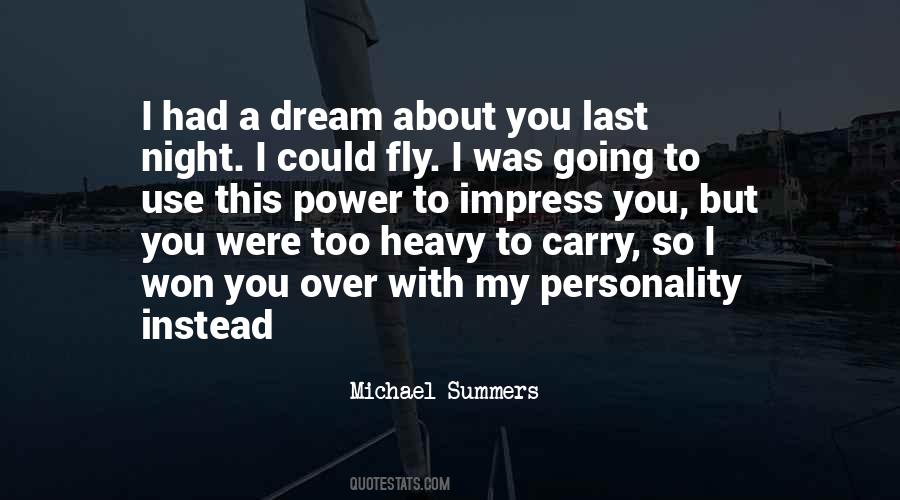 Over Dreaming Quotes #573469