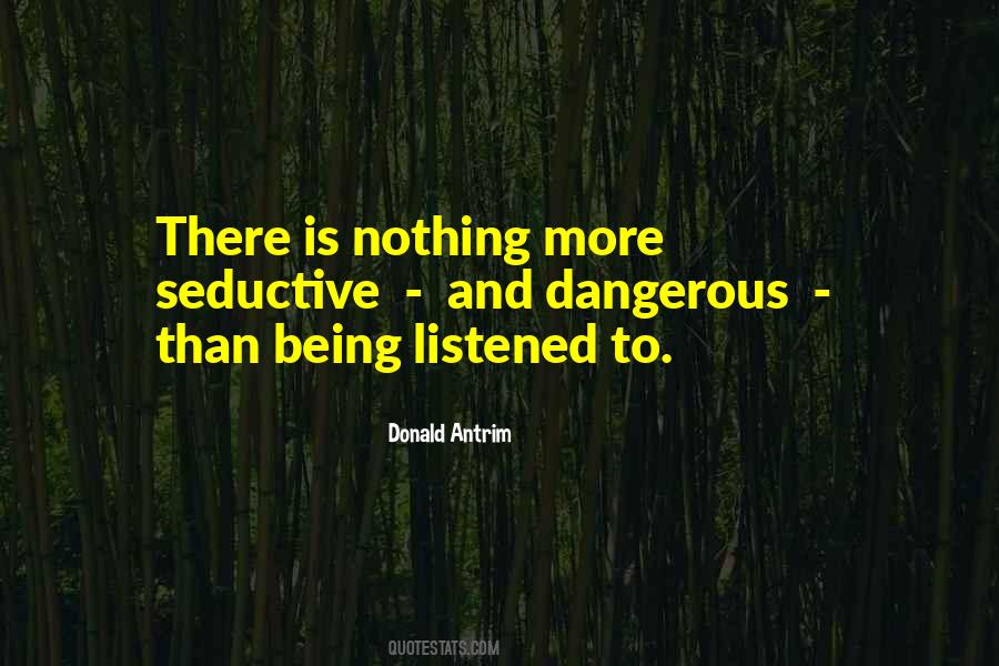 Being Seductive Quotes #93539