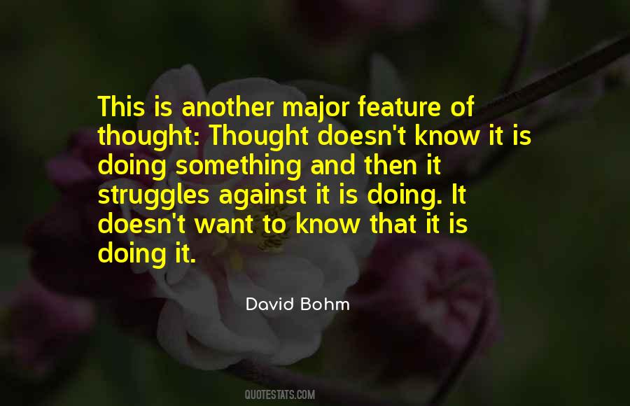 Bohm Quotes #633236