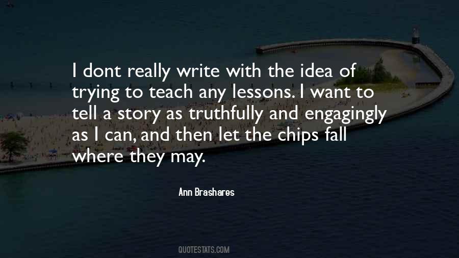 Story Ideas Quotes #276091