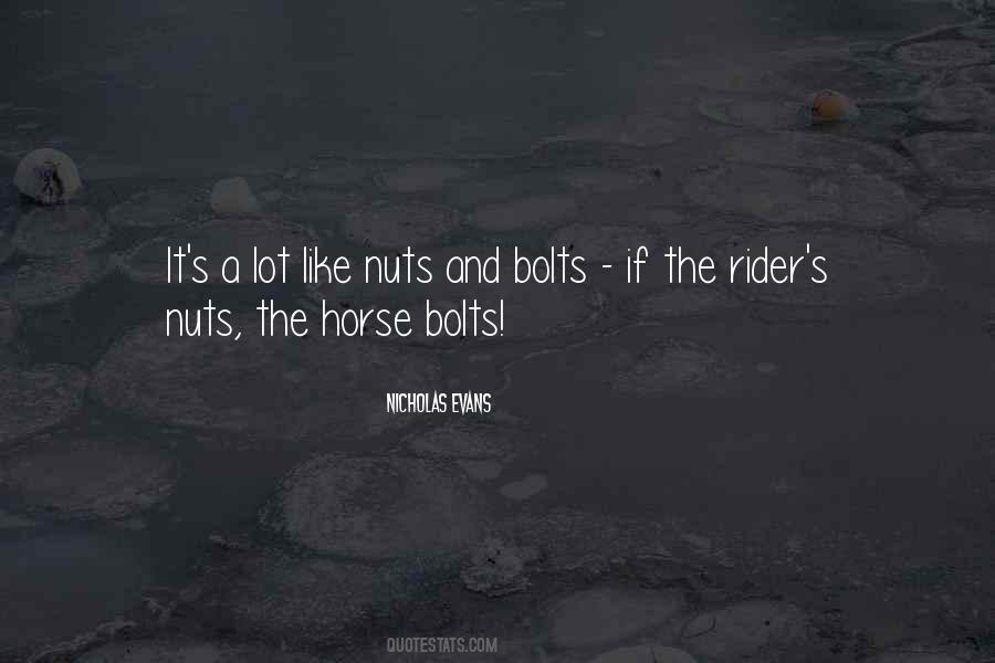 Bolts And Nuts Quotes #1829277