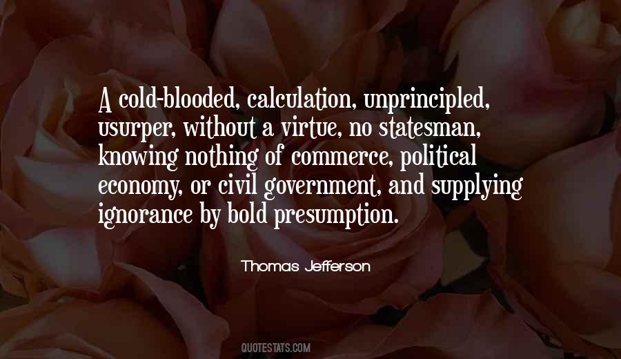 Thomas Jefferson Economy Quotes #1090138