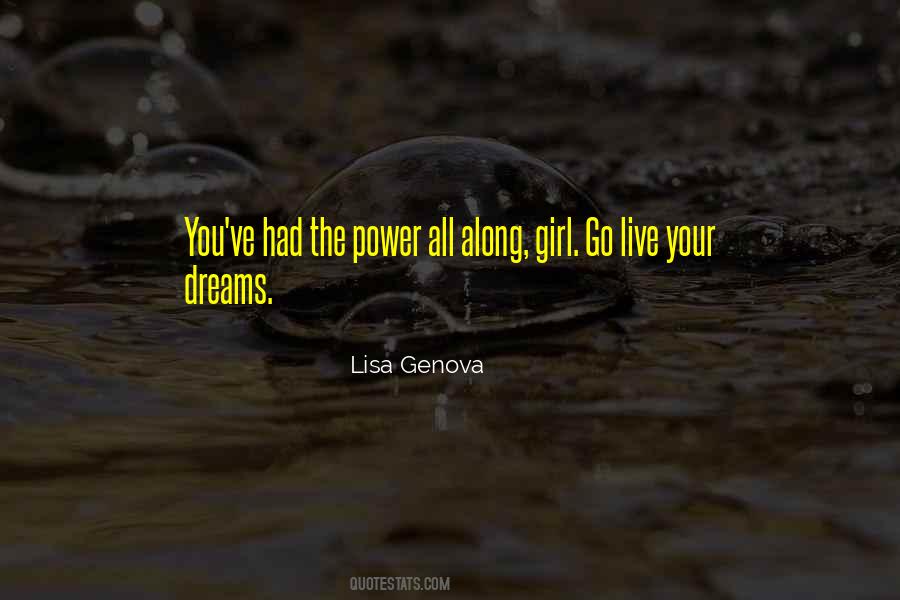 Live Your Dreams Quotes #1819677