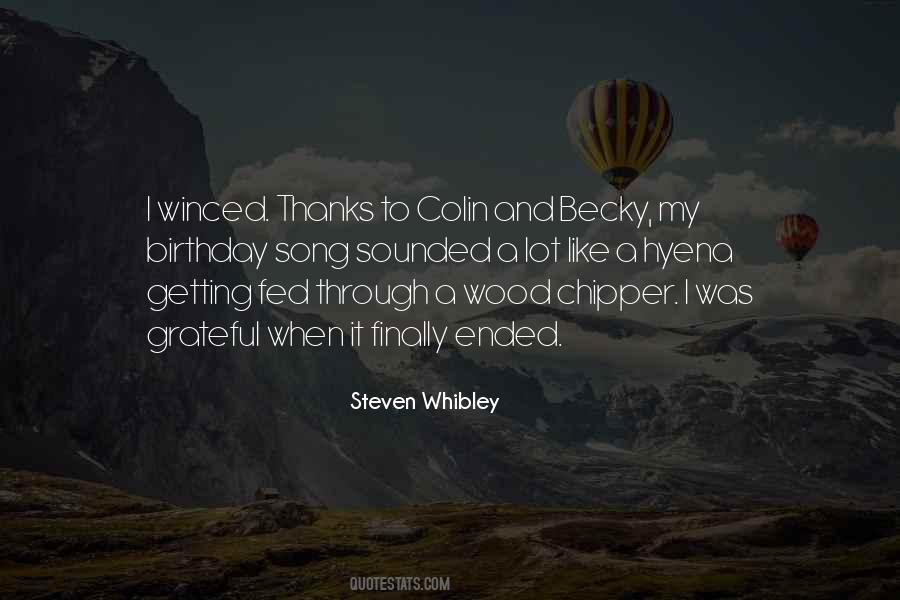 Grateful Thanks Quotes #183866