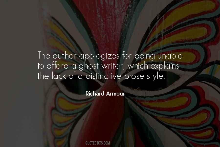 Prose Style Quotes #730