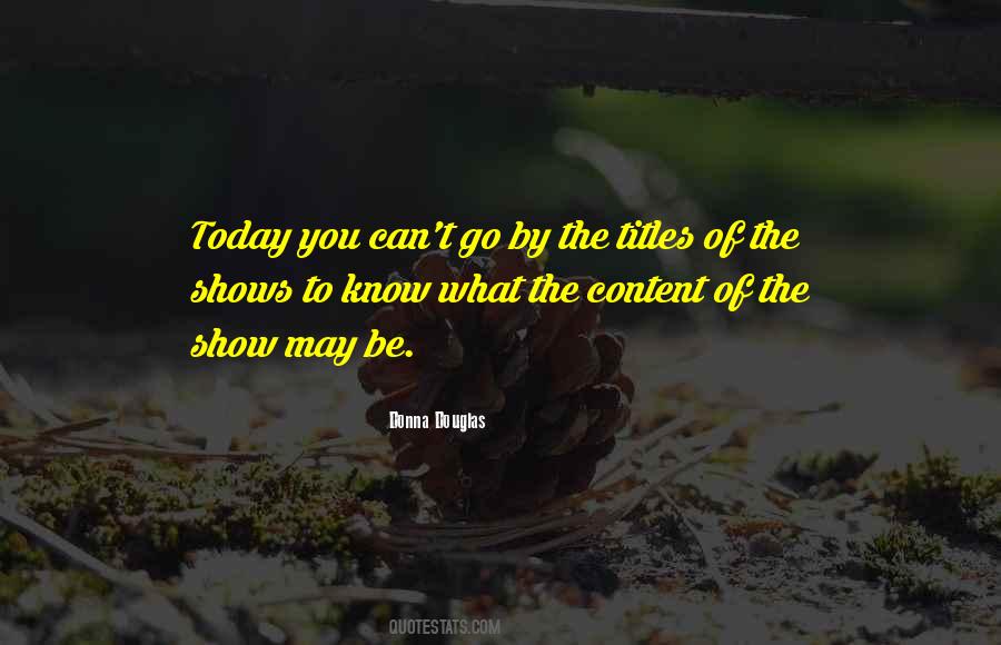 Show Today Quotes #1293873