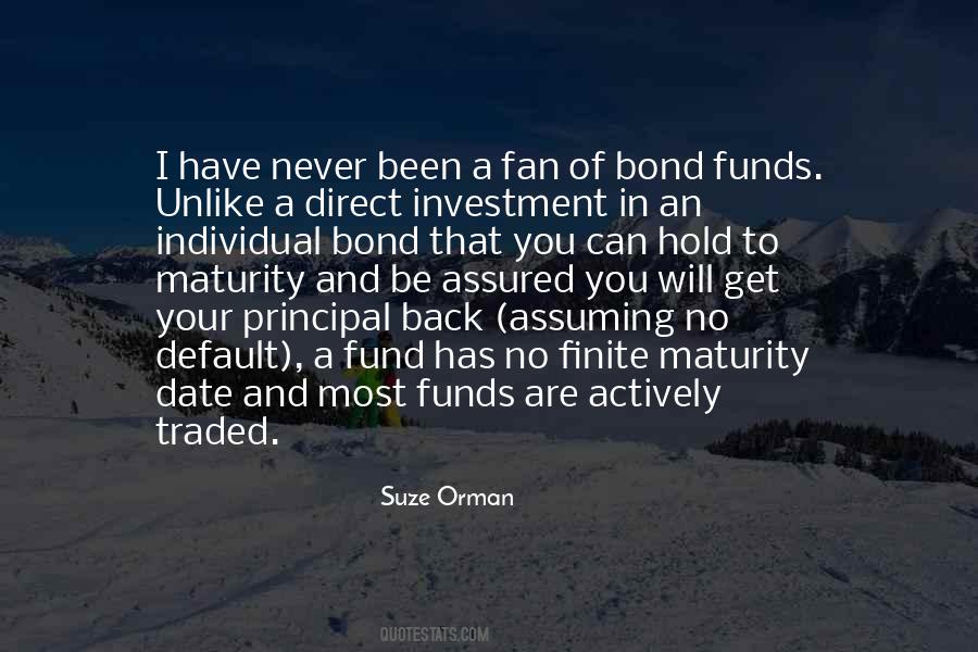 Bond Fund Quotes #912714