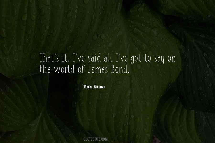 Bond Quotes #1727212