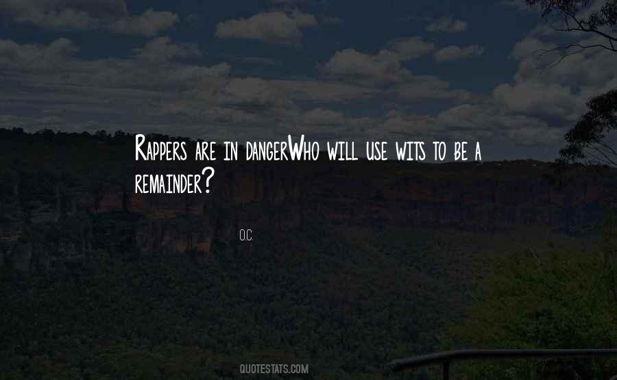 In Danger Quotes #1350563