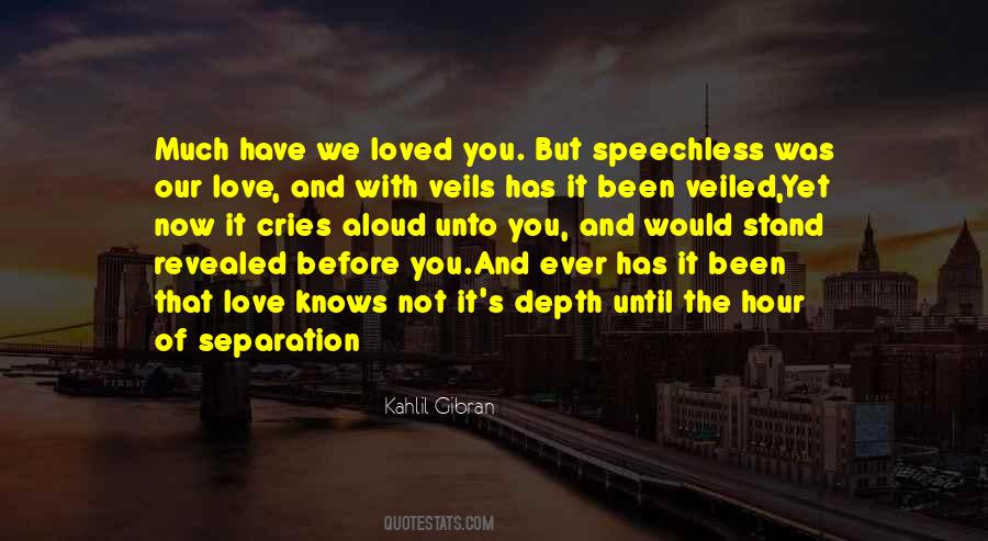 Quotes About Love Speechless #976097