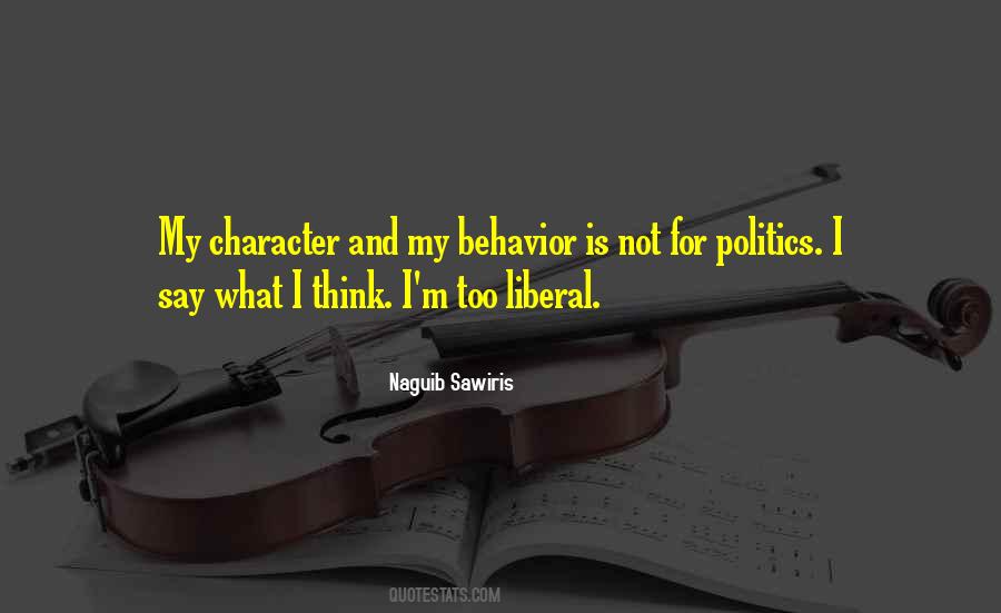 Behavior And Character Quotes #298981