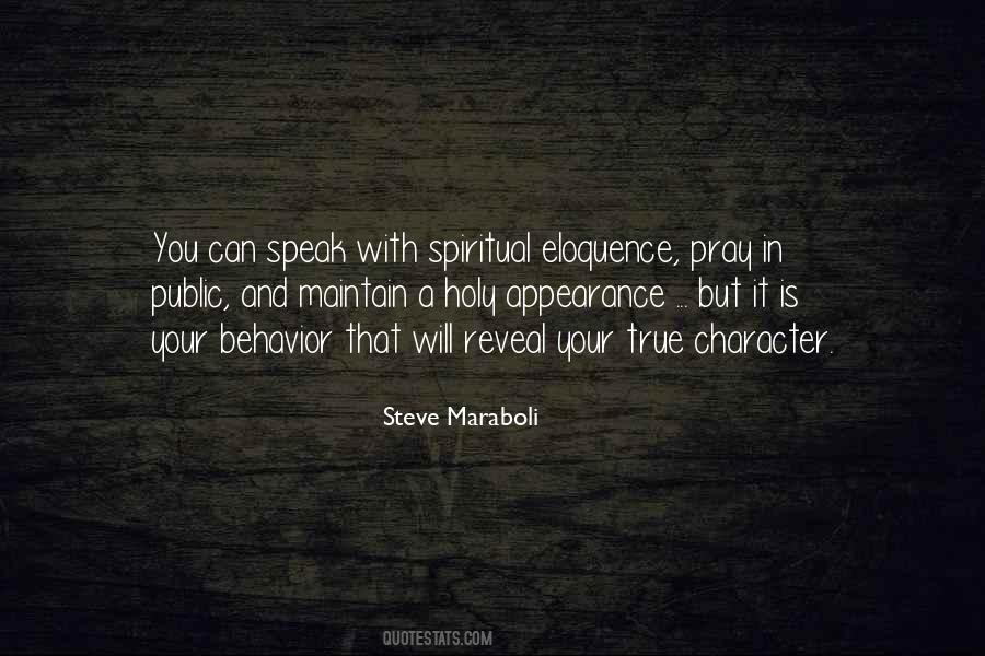 Behavior And Character Quotes #30368