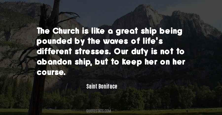 Boniface Quotes #1869396