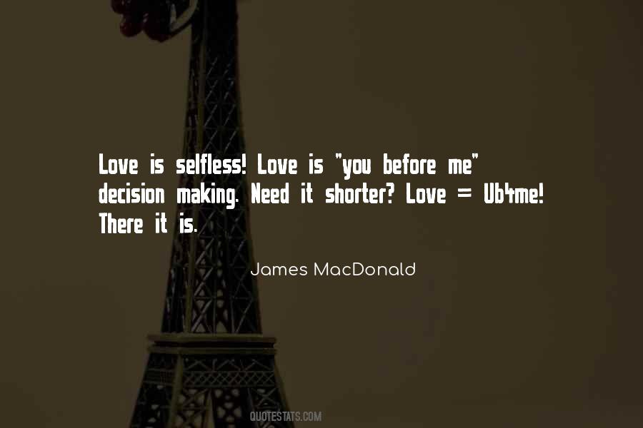 Quotes About Love Selfless #998437