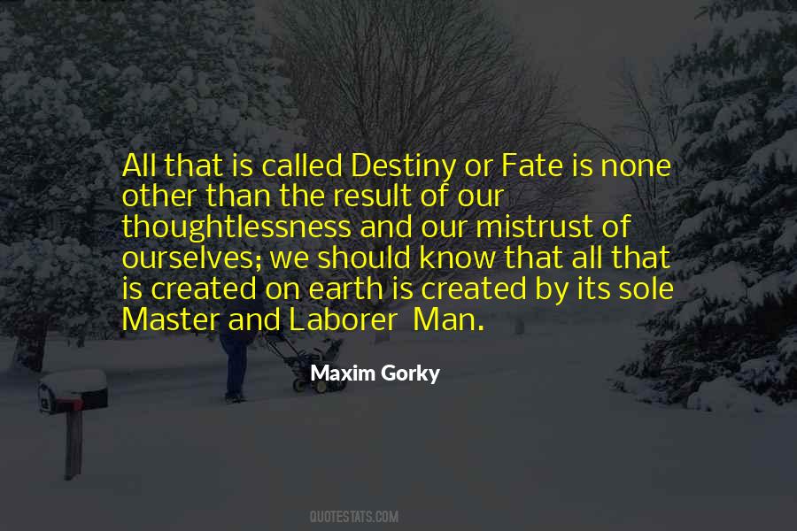 Master Of Destiny Quotes #888098
