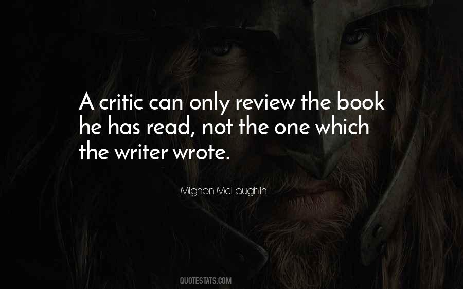 Book Critic Quotes #1405854