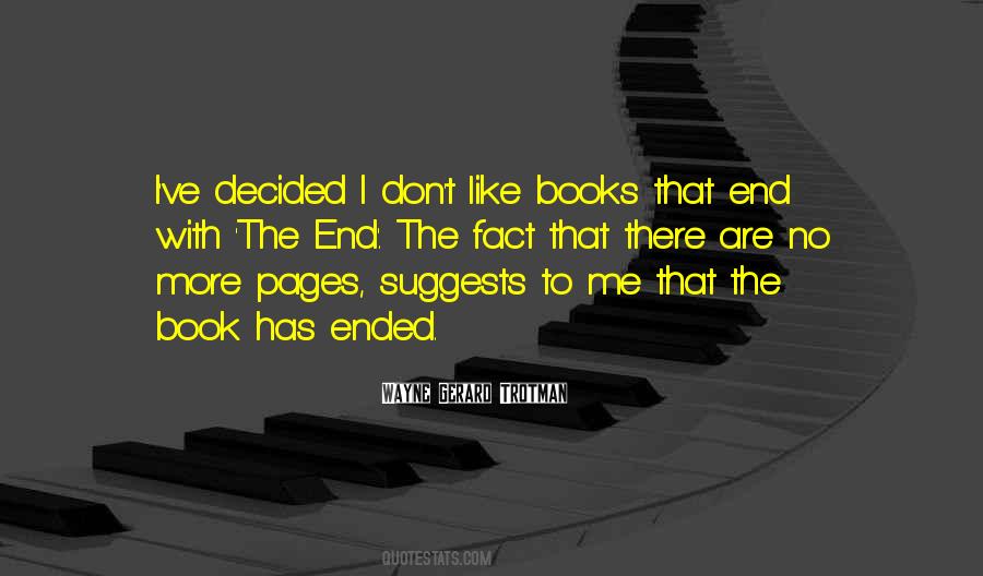 Book Ending Quotes #292451