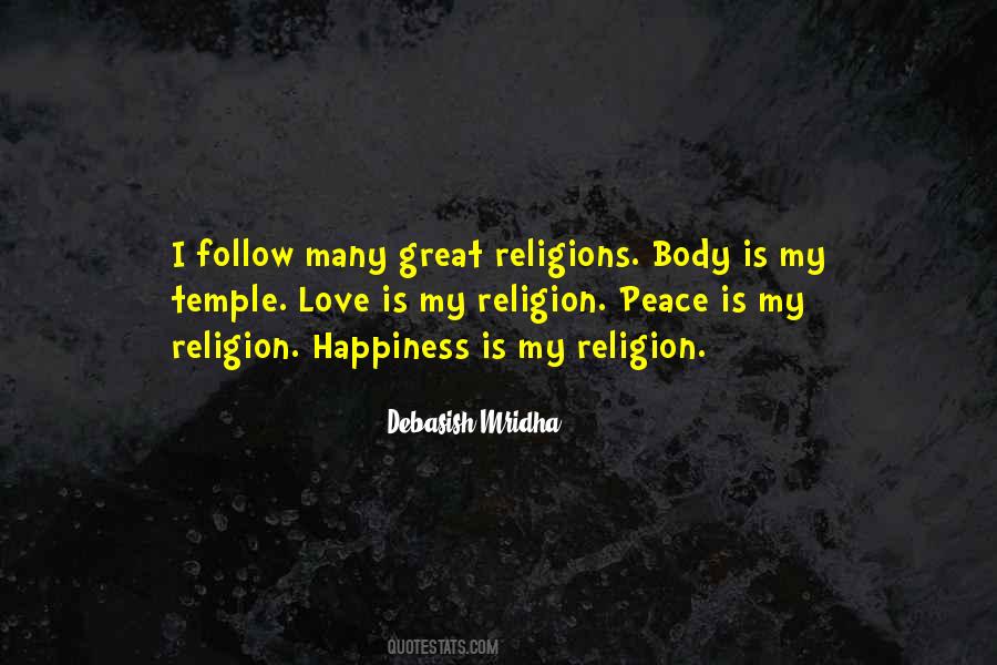 Quotes About Love Religions #1416223