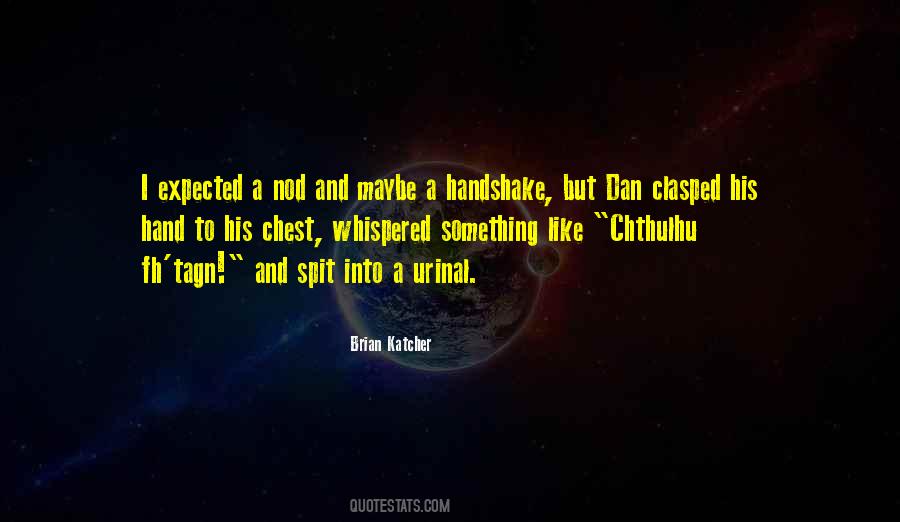Hand Clasped Quotes #381413