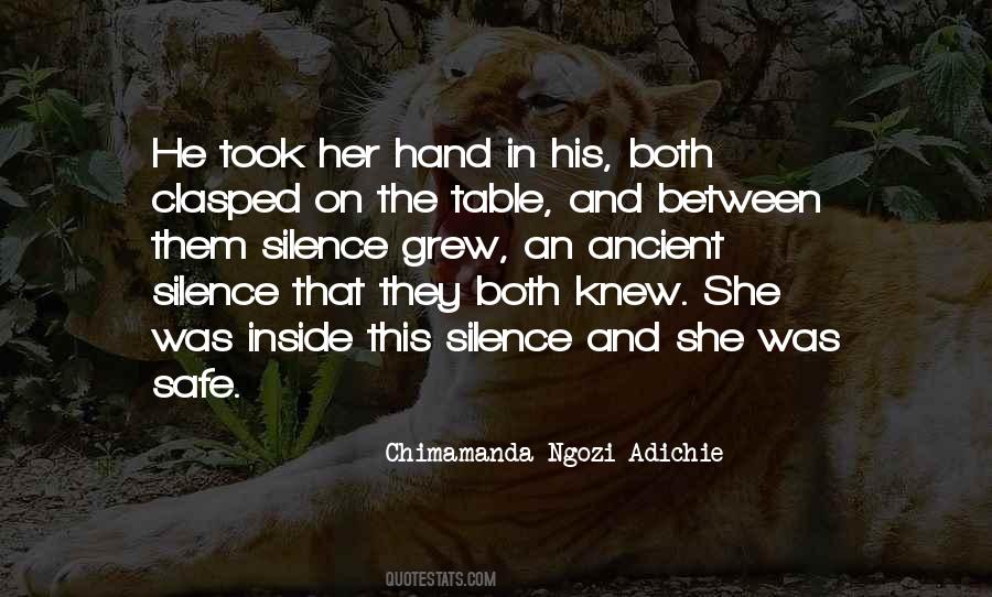 Hand Clasped Quotes #886410