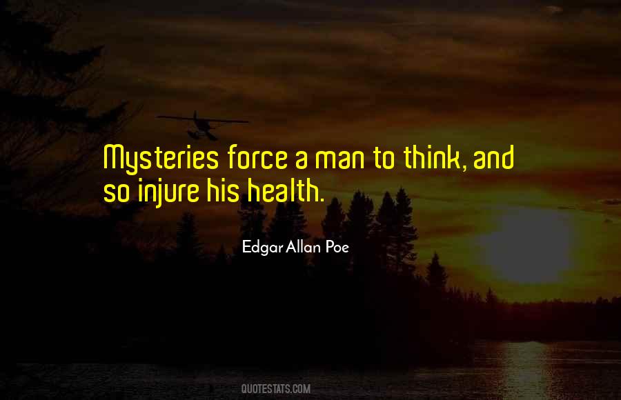 Poe Health Quotes #609209