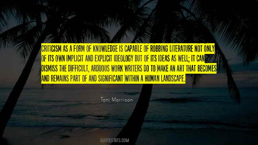 Human Landscape Quotes #705523