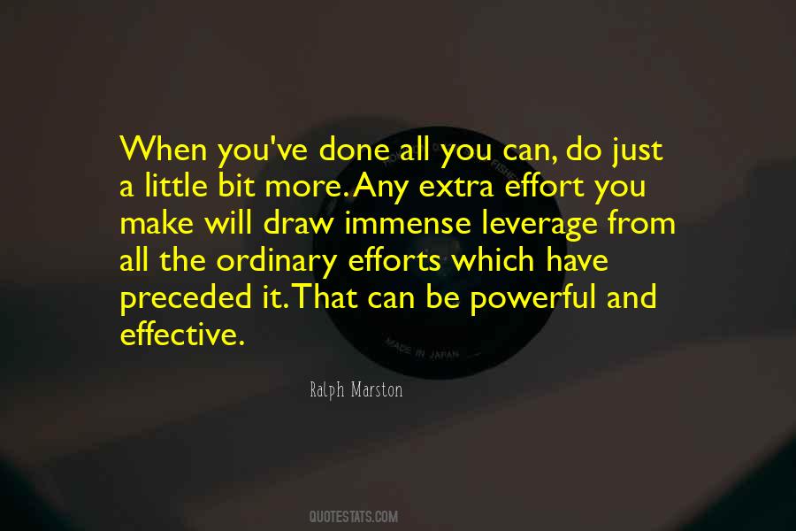 Make More Effort Quotes #529244