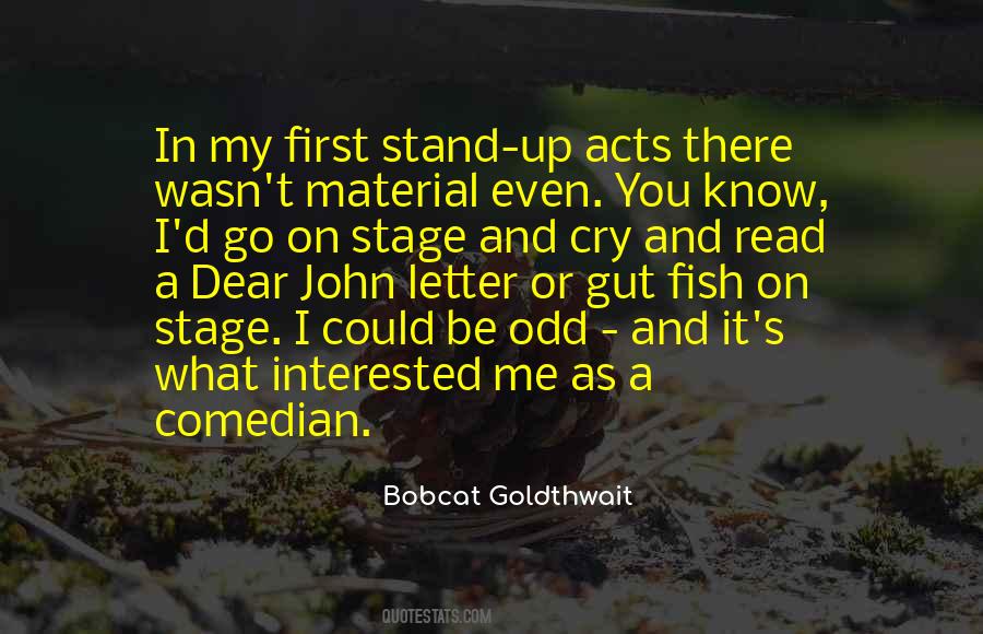 Goldthwait Comedian Quotes #1599987
