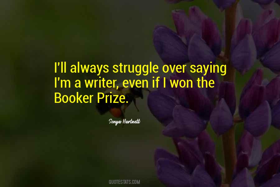 Booker Prize Quotes #242203