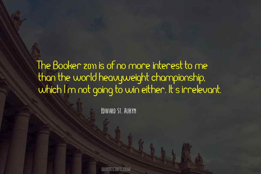 Booker Quotes #1186104