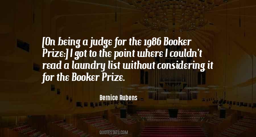 Booker Quotes #71879