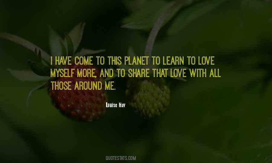 Quotes About Love Planets #1199817