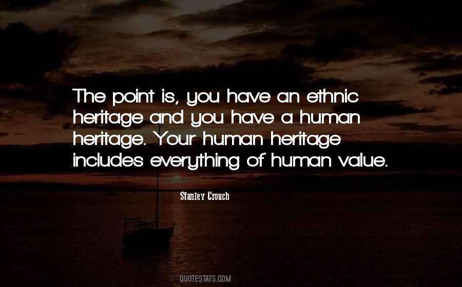 Human Value Quotes #110200