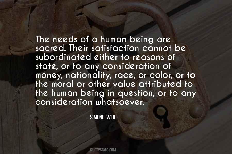 Human Value Quotes #415000