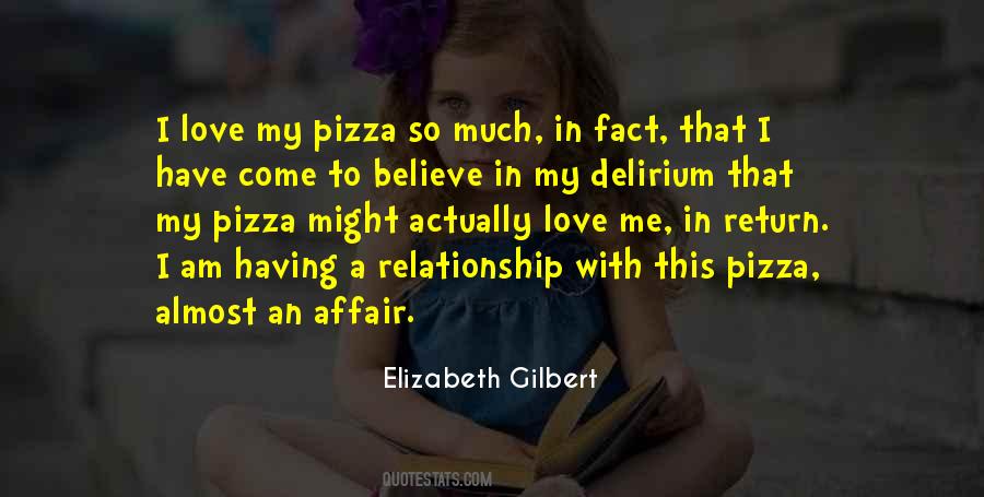 Quotes About Love Pizza #275378